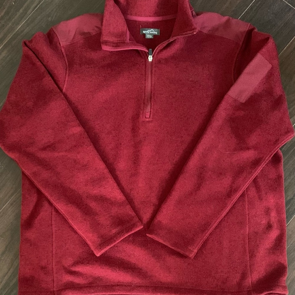 Eddie Bauer Men's Quarter Zip Sweater - Size XXL - Picture 2 of 8